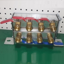 Manifolds with valve 8-8